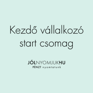 Kezdő vállalkozó start csomag