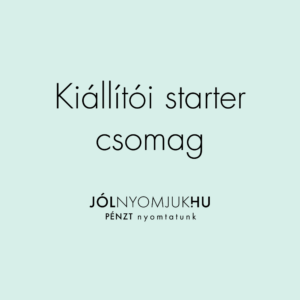 Kiállítói starter csomag